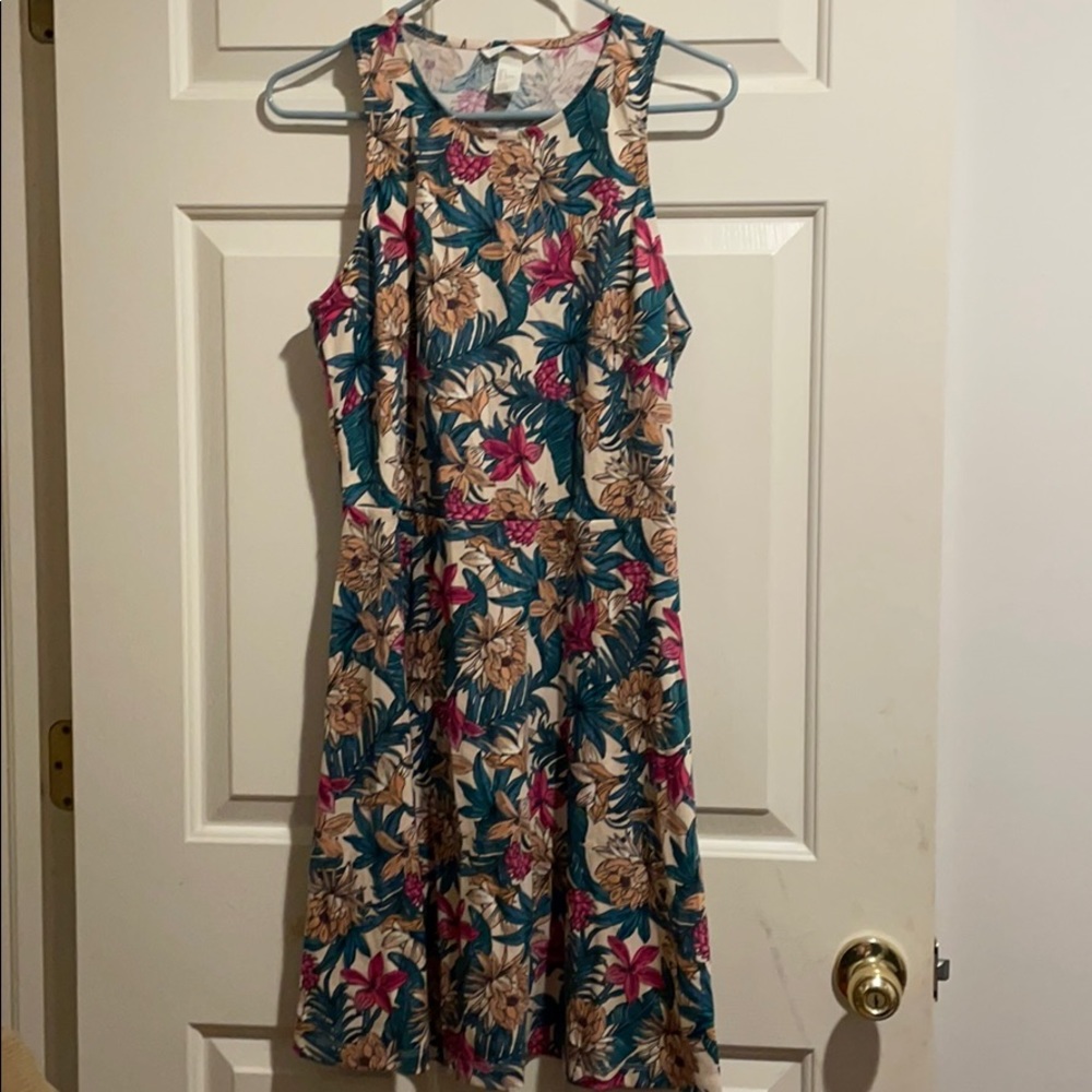 H&M Floral Skater Dress NWOT